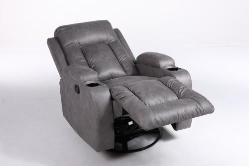 ذا لاونجر The Lounger قماش ألياف بتصميم رمادي أنيق...
