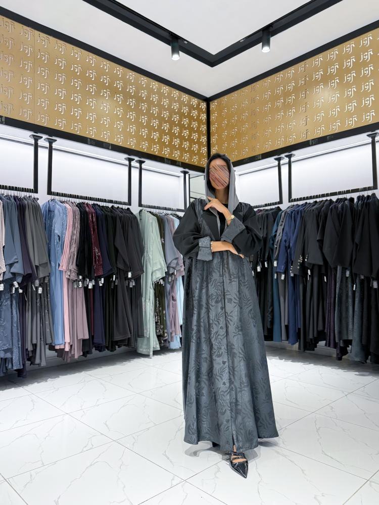 عباية حراير روز - 100865 -C