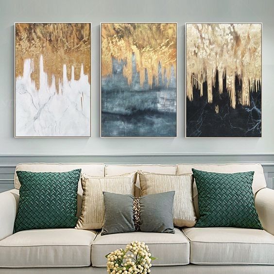 لوحة فنية كانفس ثلاثية (طباعة)