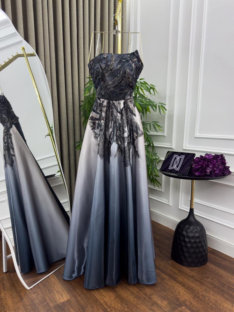 فستان ميكادو تطريز كلفه