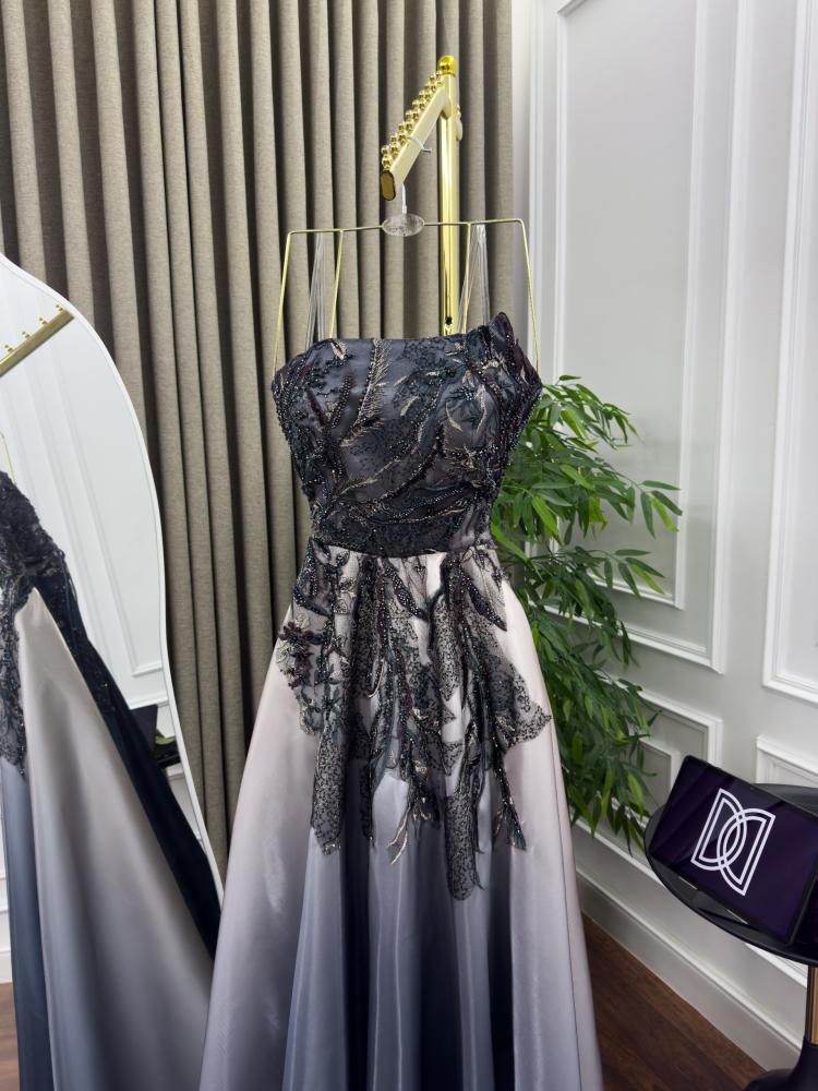 فستان ميكادو تطريز كلفه