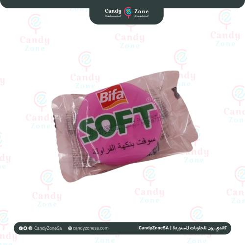 بيفا سوفت بسكويت بالفراولة حبة 28g