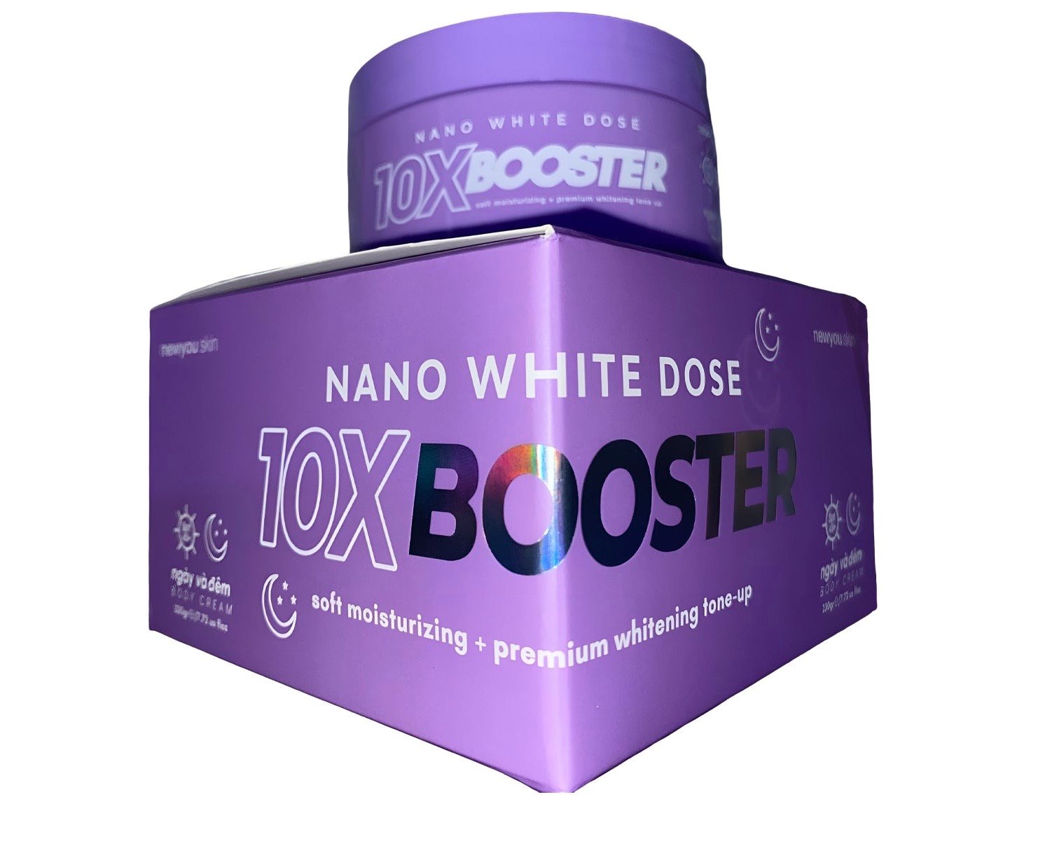 Newyou Skin Nano White Dose 10x Booster Body Cream - 230g - عنايه