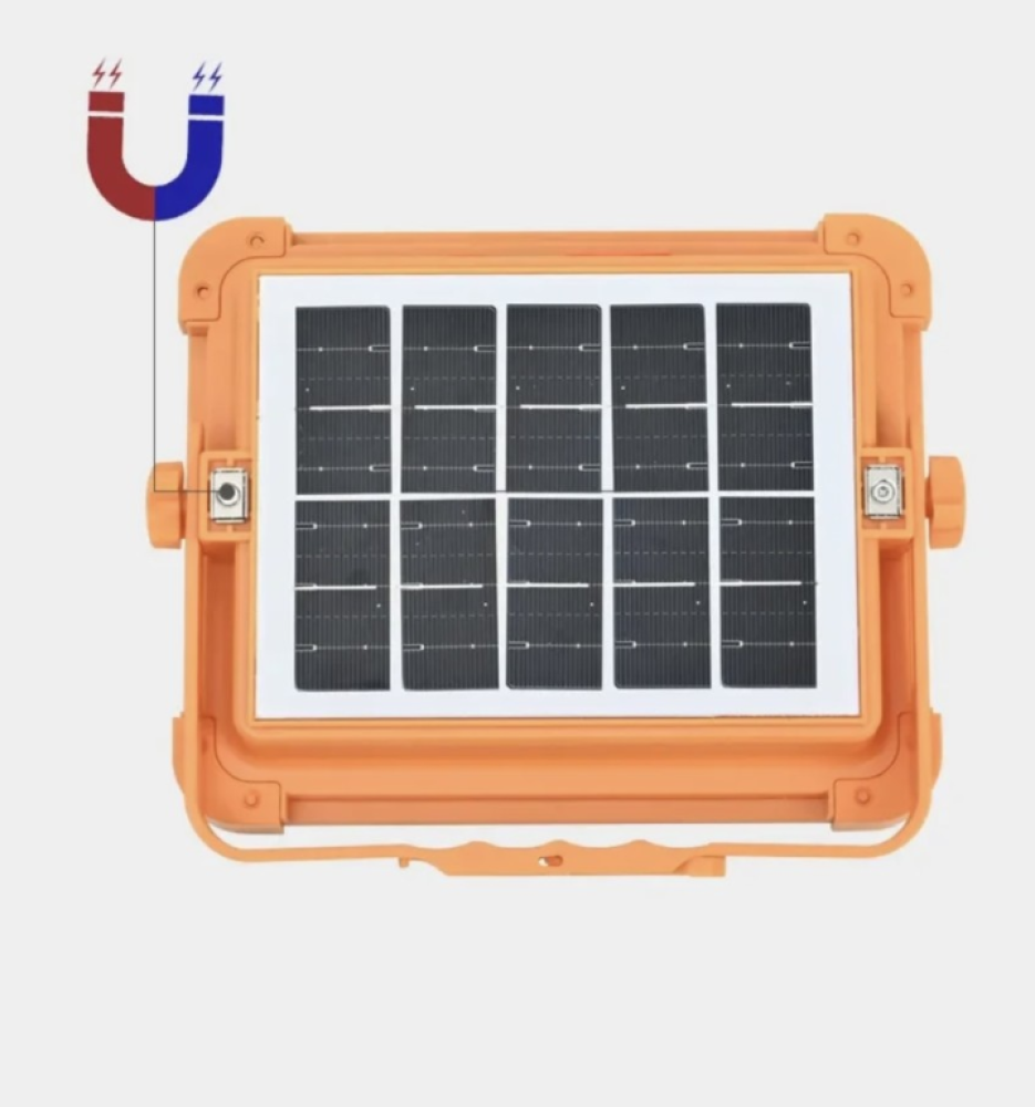 كشاف ليد طوارئ يعمل على الطاقة الشمسية والشحن