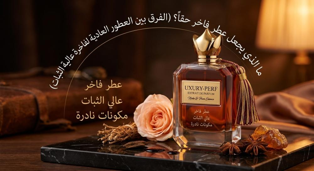 ما الذي يجعل عطر فاخر حقاً؟ (الفرق بين العطور العادية والعطور الفاخرة عالية الثبات)