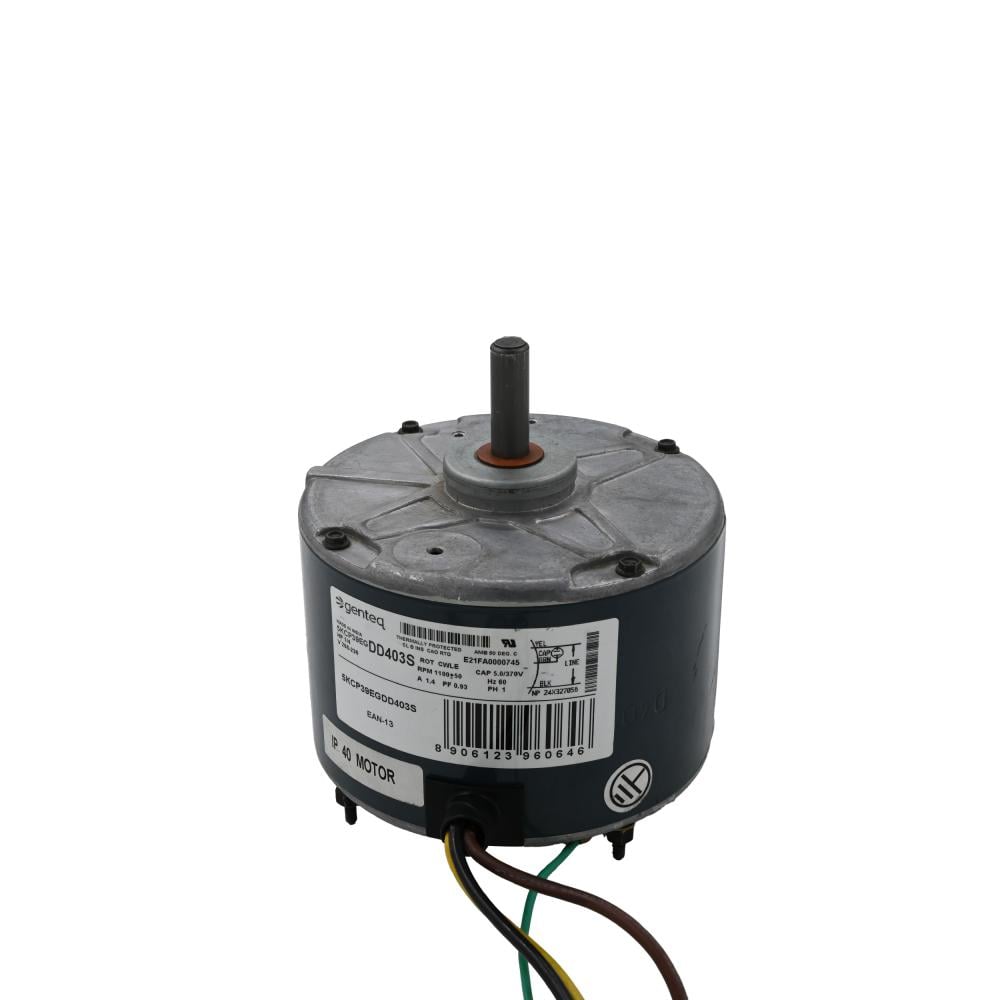 ماطور مكيف كاريير هندي A/C MOTOR genteq  CARRIER INDIA DD403S 1/4 RPM1100/5uf