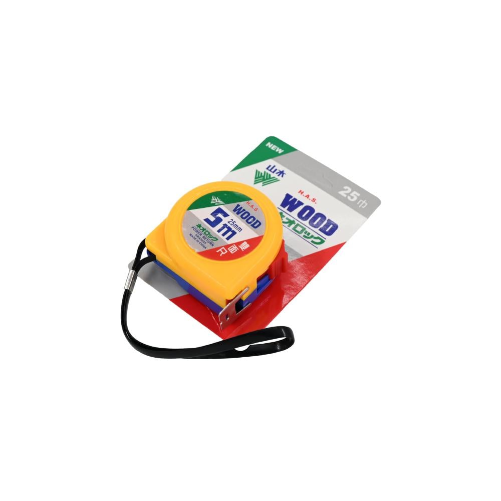 متر شريط قياس وود WOOD MEASURING TAPE 5M CHINA