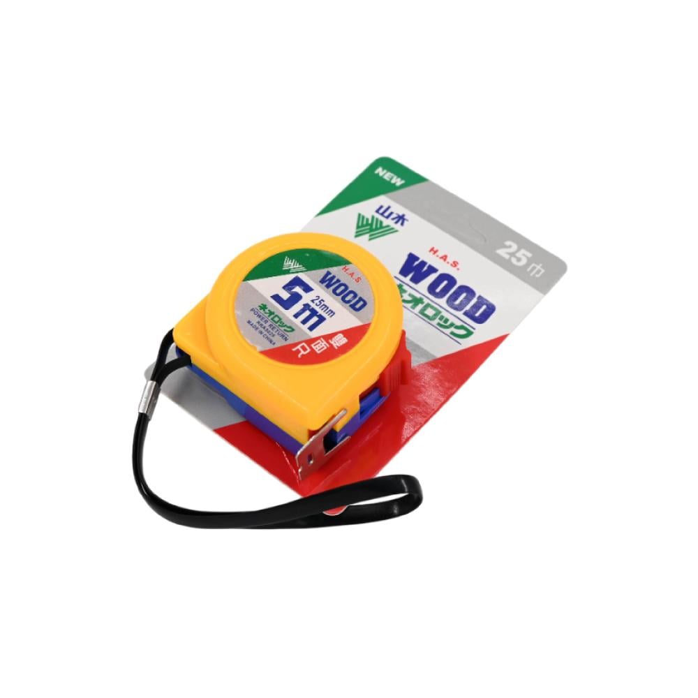 متر شريط قياس وود WOOD MEASURING TAPE 5M CHINA