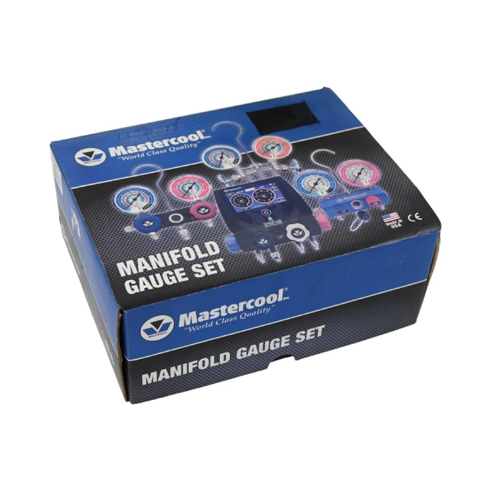 طقم ساعة تعبية فريون ماستركول امريكي MANIFOLD GAUGE SET MASTERCOOL MR-33636 [R-22, R-134a]