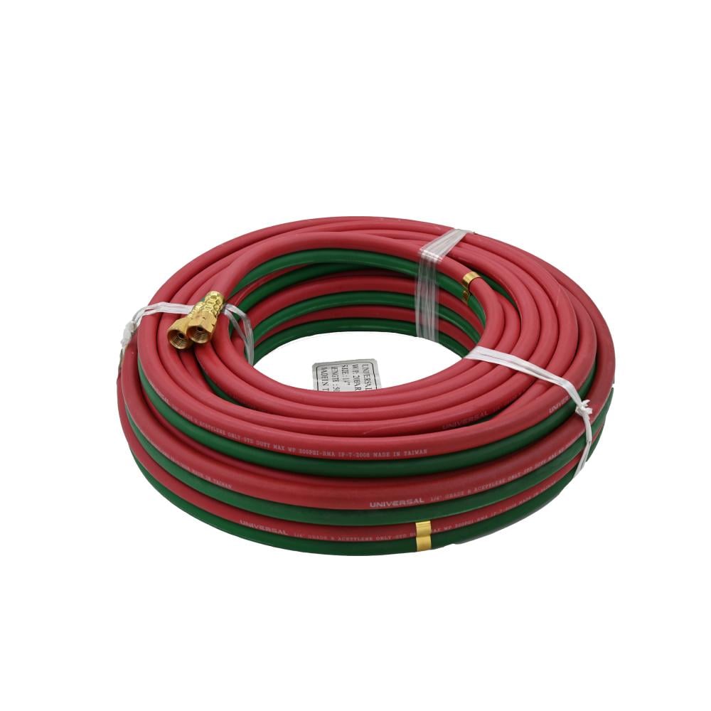 لي لحام اوكسجين واسيتيلين تايواني TWIN WELDING HOSE OXYGEN AND ACETYLENE 15M TAIWAN
