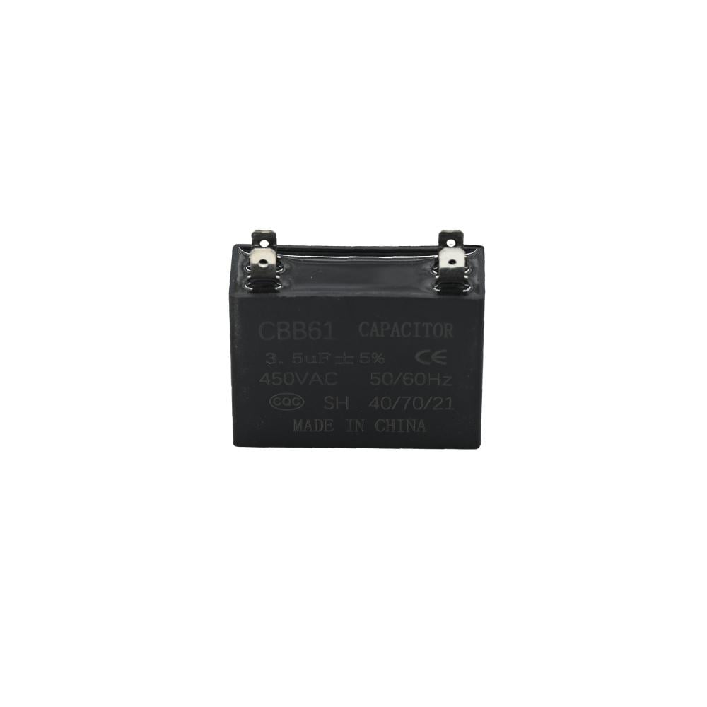 كباستر اسود مربع صيني CAPACITOR 3.5UF BLACK