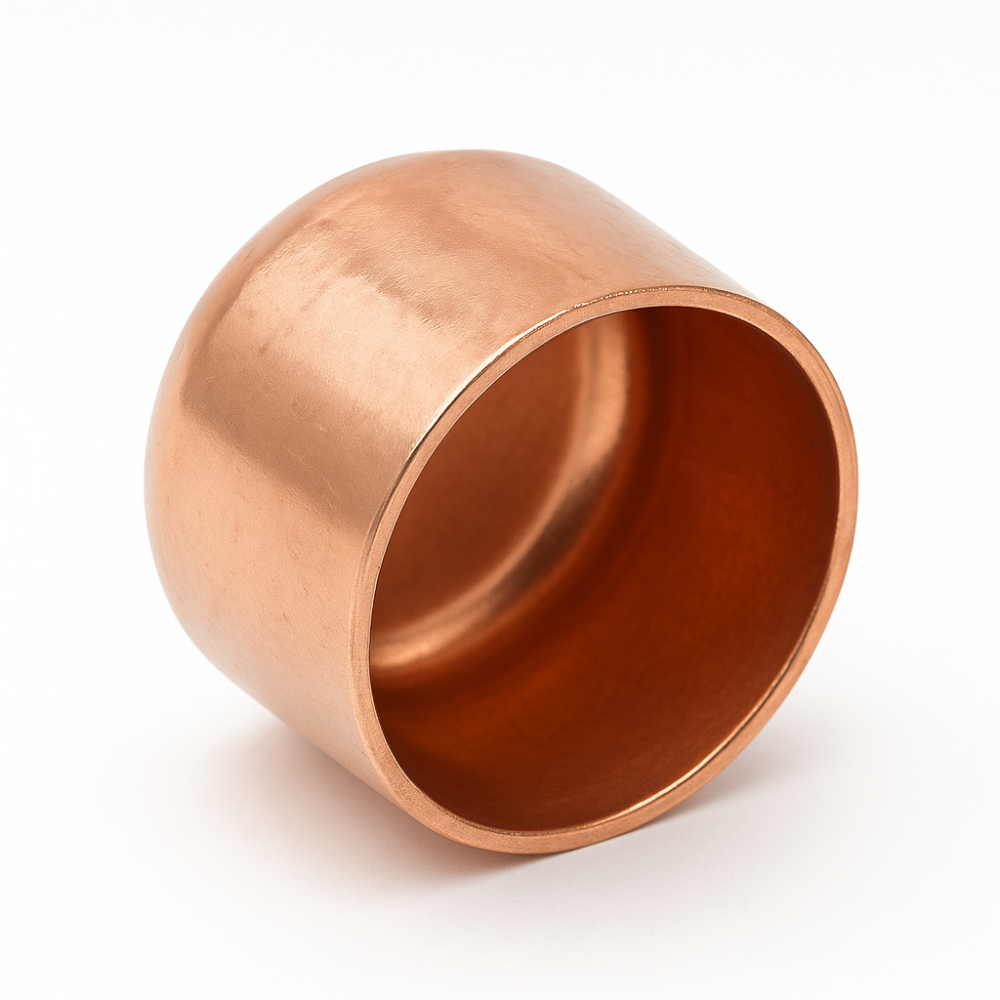 غطاء نهاية نحاسي من ماركة لاوتون مقاس"COPPER END CAP LAWTON UK 2-1/8