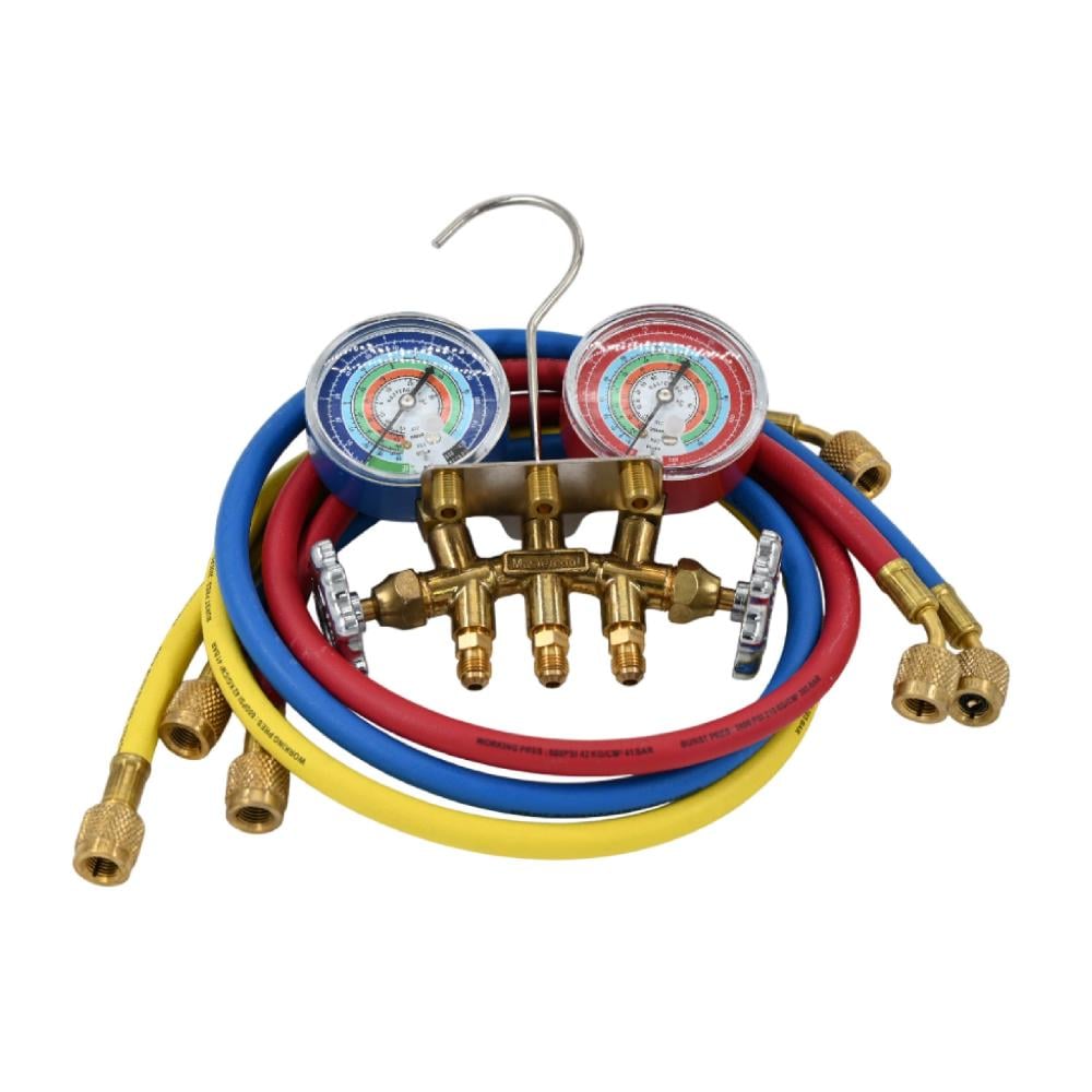 طقم ساعة تعبية فريون ماستركول امريكي MANIFOLD GAUGE SET MASTERCOOL MR-33636 [R-22, R-134a]