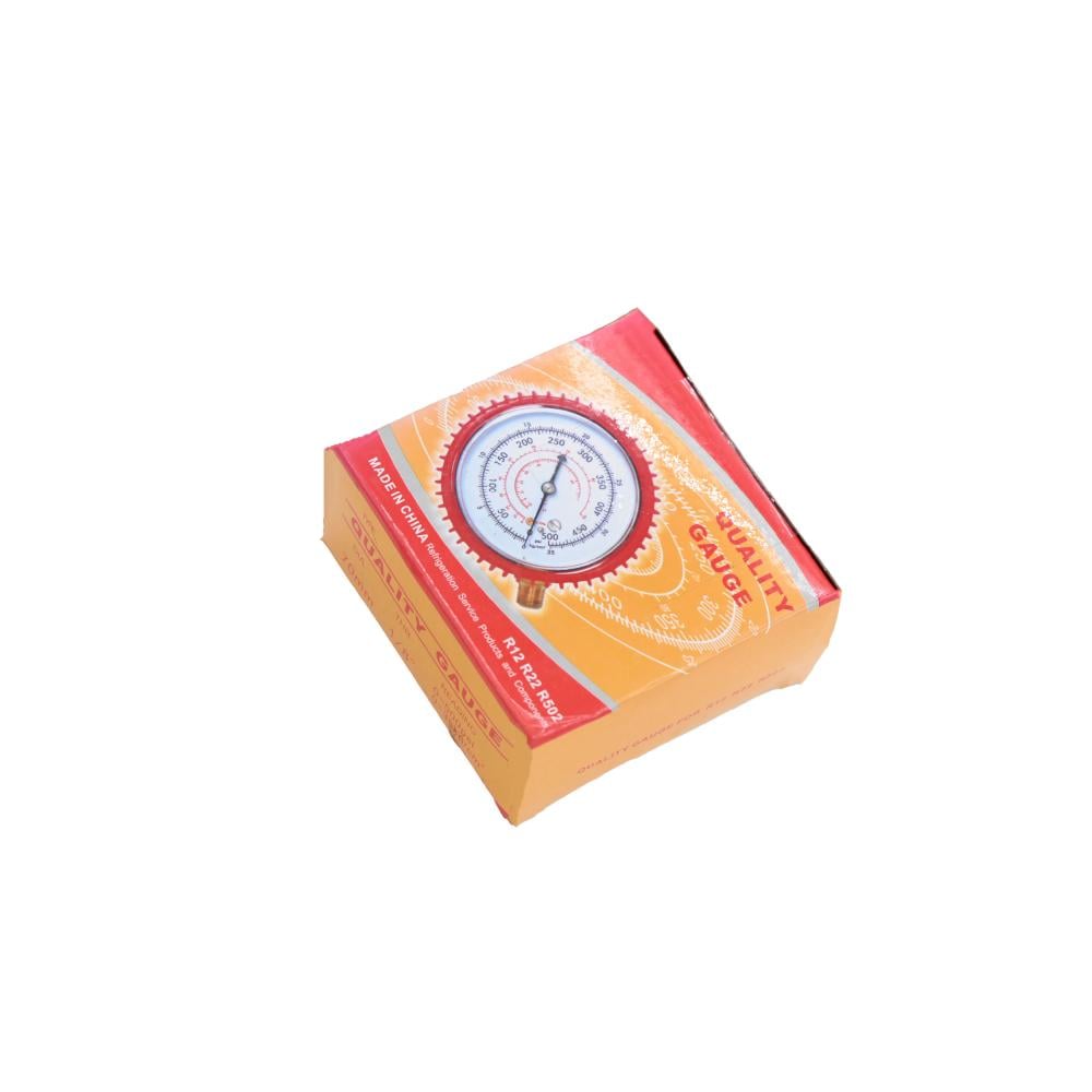 ساعة تعبية فريون احمر صيني SINGLE MANIFOLD GAUGE RED R-22 R-134a