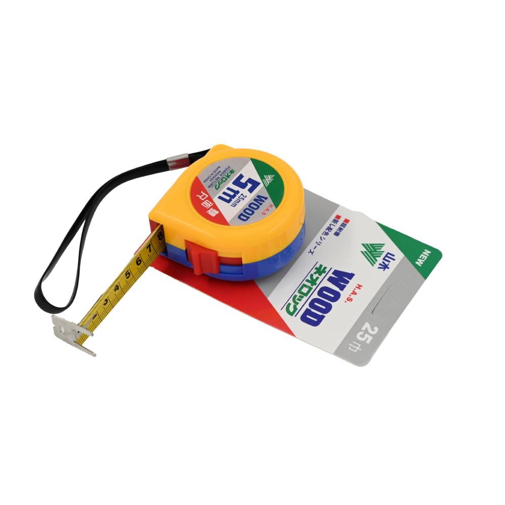 متر شريط قياس وود WOOD MEASURING TAPE 5M CHINA