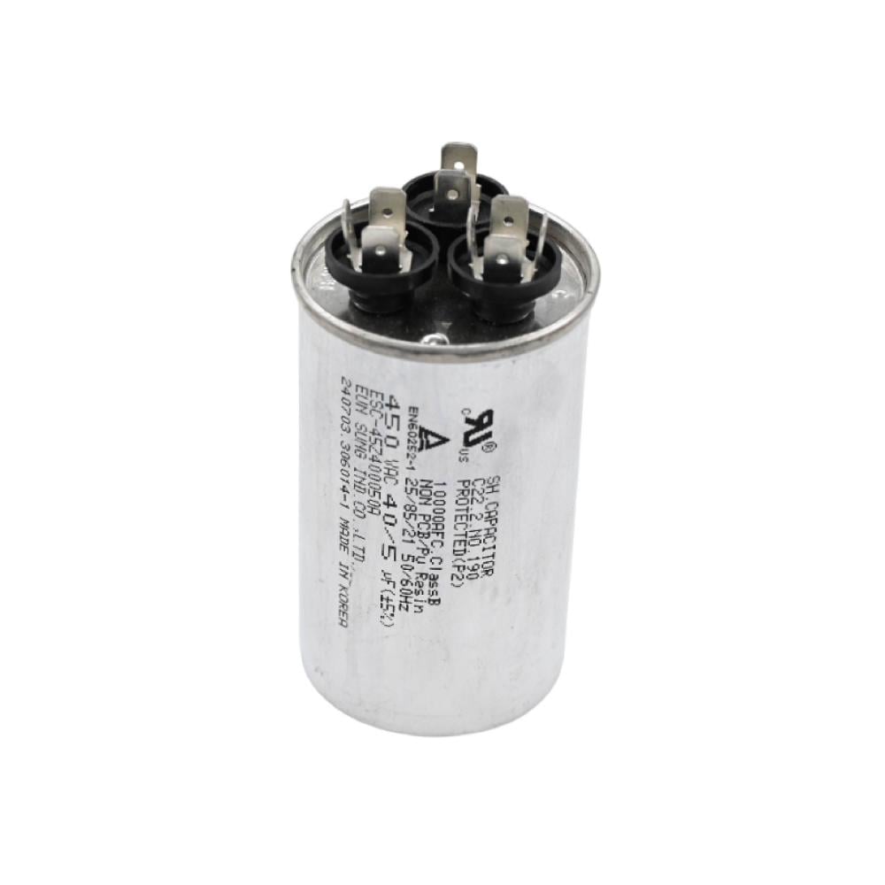 كباستر كوري مدور ROUND A/C CAPACITOR 40+5 MFD 370-450V KOREA