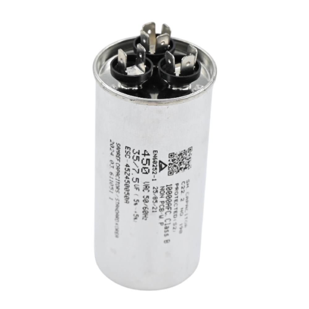كباستر صيني مدور CAPACITOR CH 35+7.5 MFD