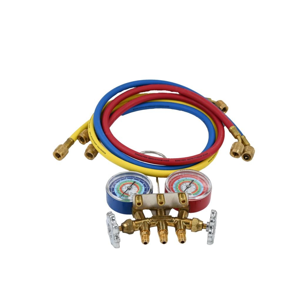 طقم ساعة تعبية فريون ماستركول امريكي MANIFOLD GAUGE SET MASTERCOOL MR-33636 [R-22, R-134a]