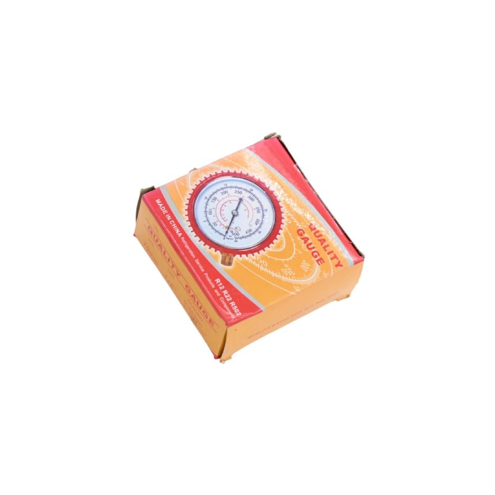 ساعة تعبية فريون احمر صيني SINGLE MANIFOLD GAUGE RED R-22 R-134a