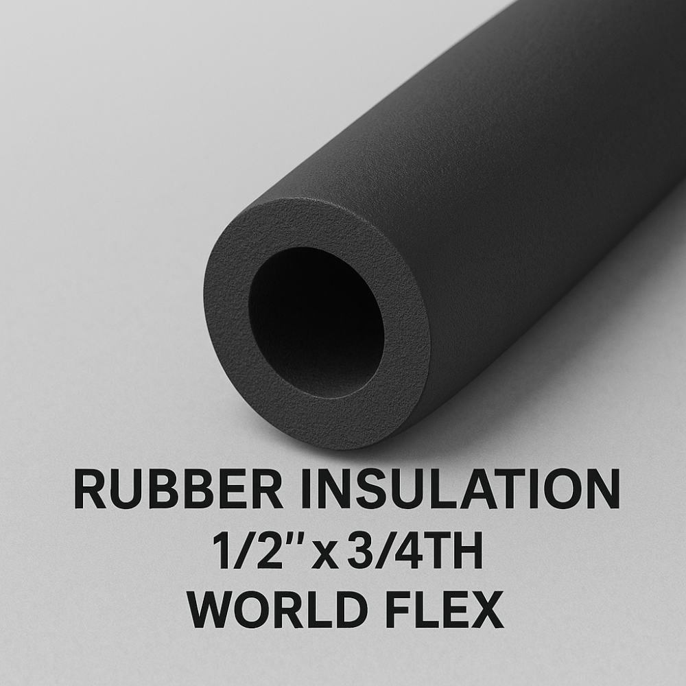 ربل عازل 1/2x3/4TH ويرلد فلكس RUBBER INSULATION  1/2"x3/4TH WORLD FLEX (40)