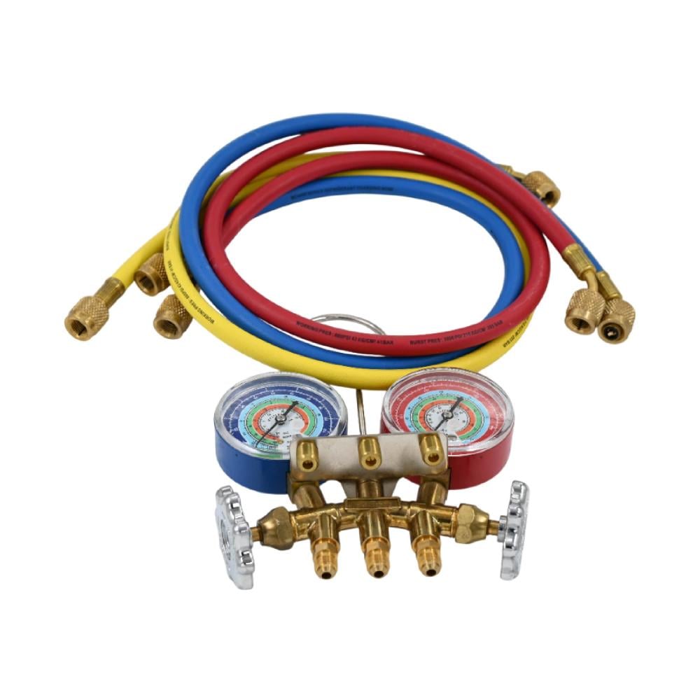 طقم ساعة تعبية فريون ماستركول امريكي MANIFOLD GAUGE SET MASTERCOOL MR-33636 [R-22, R-134a]