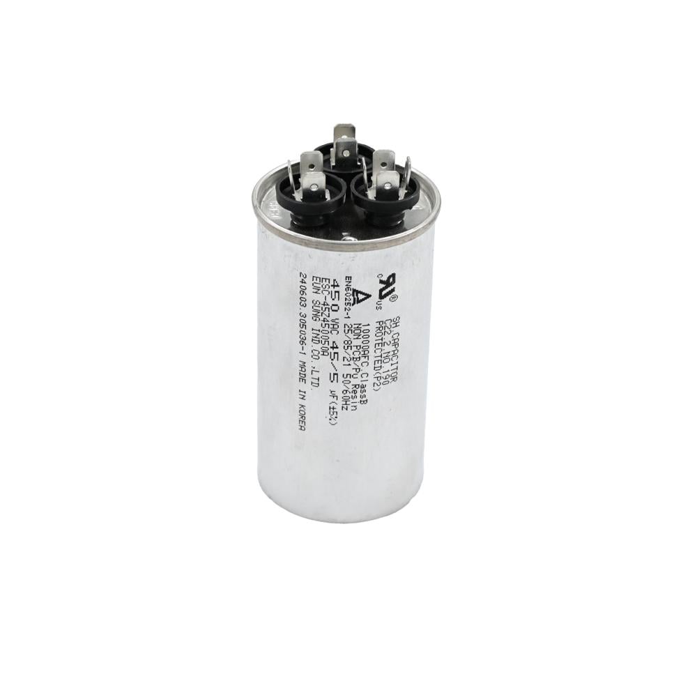 كباستر كوري مدور ROUND A/C CAPACITOR 45+5 MFD 370-450V KOREA