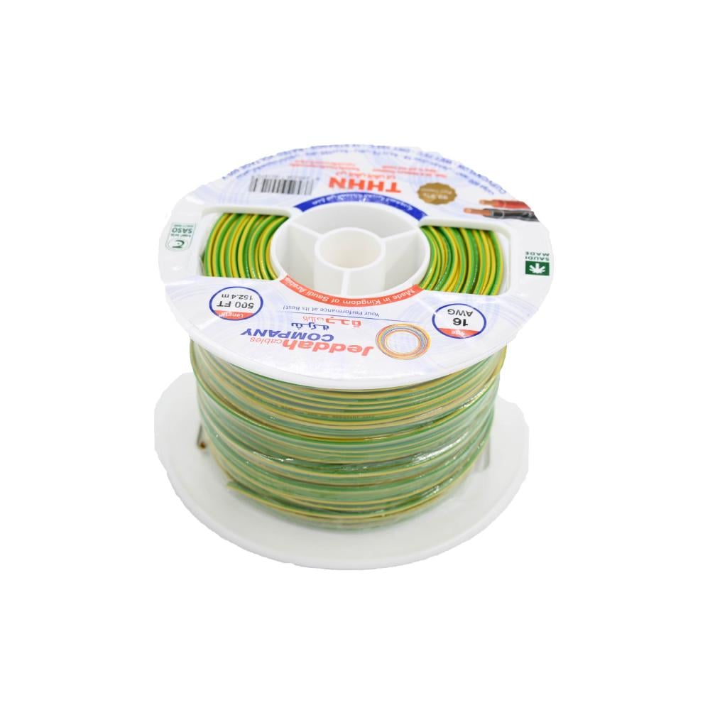 سلك كهرباء كابلات جدة Electric wire Jeddah Cables THHN 16AWG 500FT 1.5MM