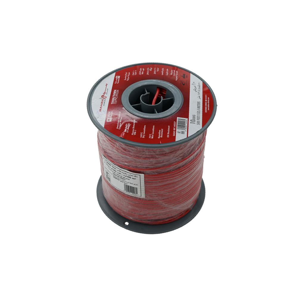 سلك كهرباء كابلات بحره   Electric wire BAHARA Cables THHN 10AWG 500FT 6MM