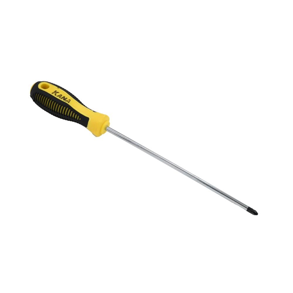 مفك مربع اصفر صيني SCREW DRIVER KANA-5522 8"STAR 6x200mm