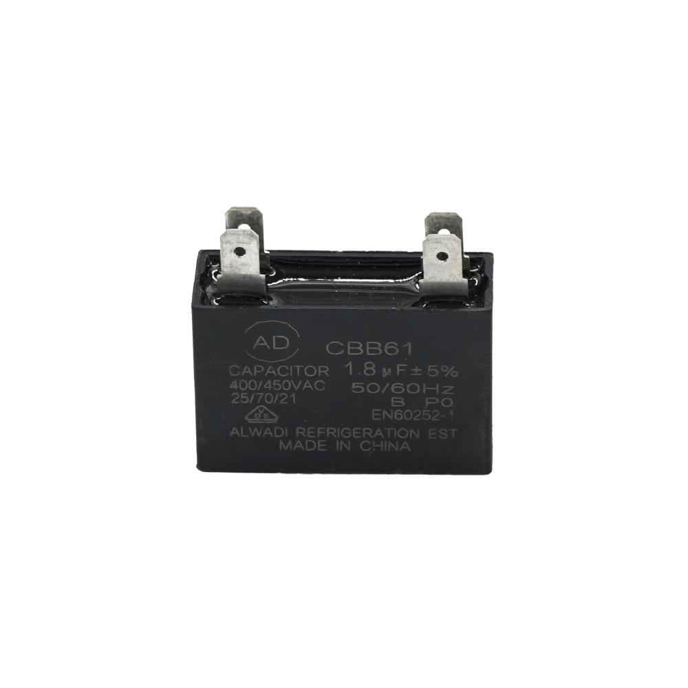 كباستر اسود مربع صيني CAPACITOR 1.8UF BLACK