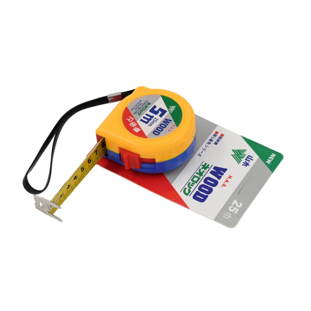 متر شريط قياس وود WOOD MEASURING TAPE 5M CHINA