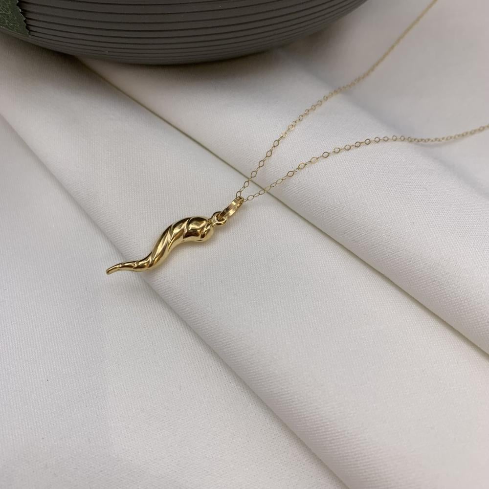 تعليقه إيطالي ناعم ذهب صافي عيار 18