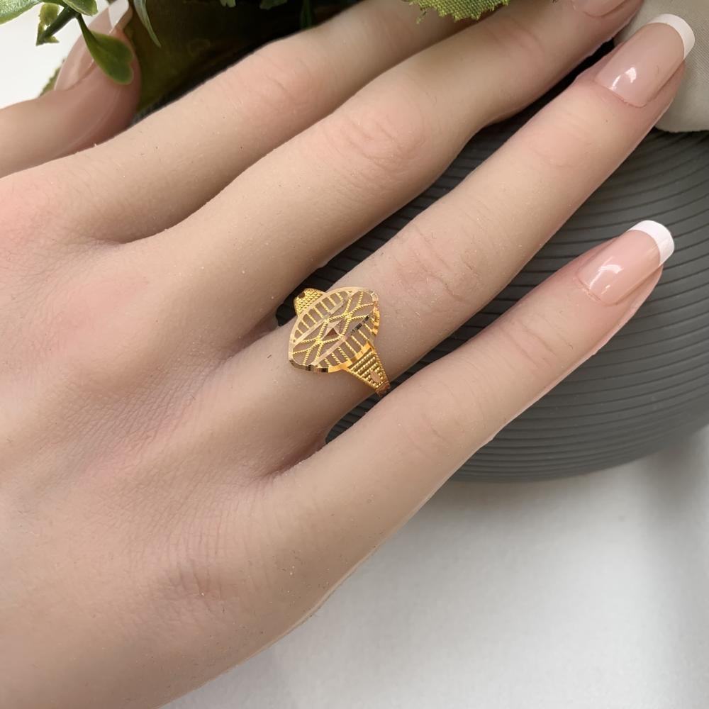 خاتم ناعم عيار 21 ذهب صافي