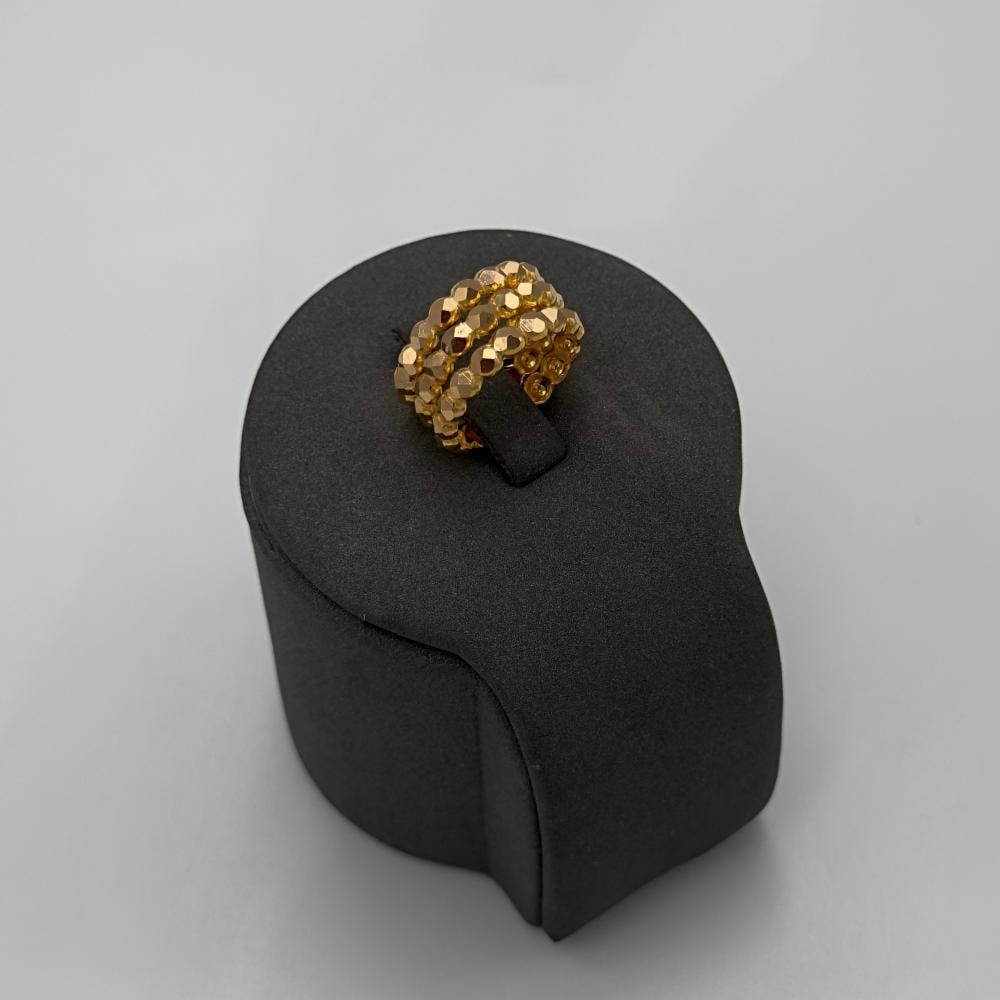 خاتم مرامي بحريني ذهب فاخر مقاس 10