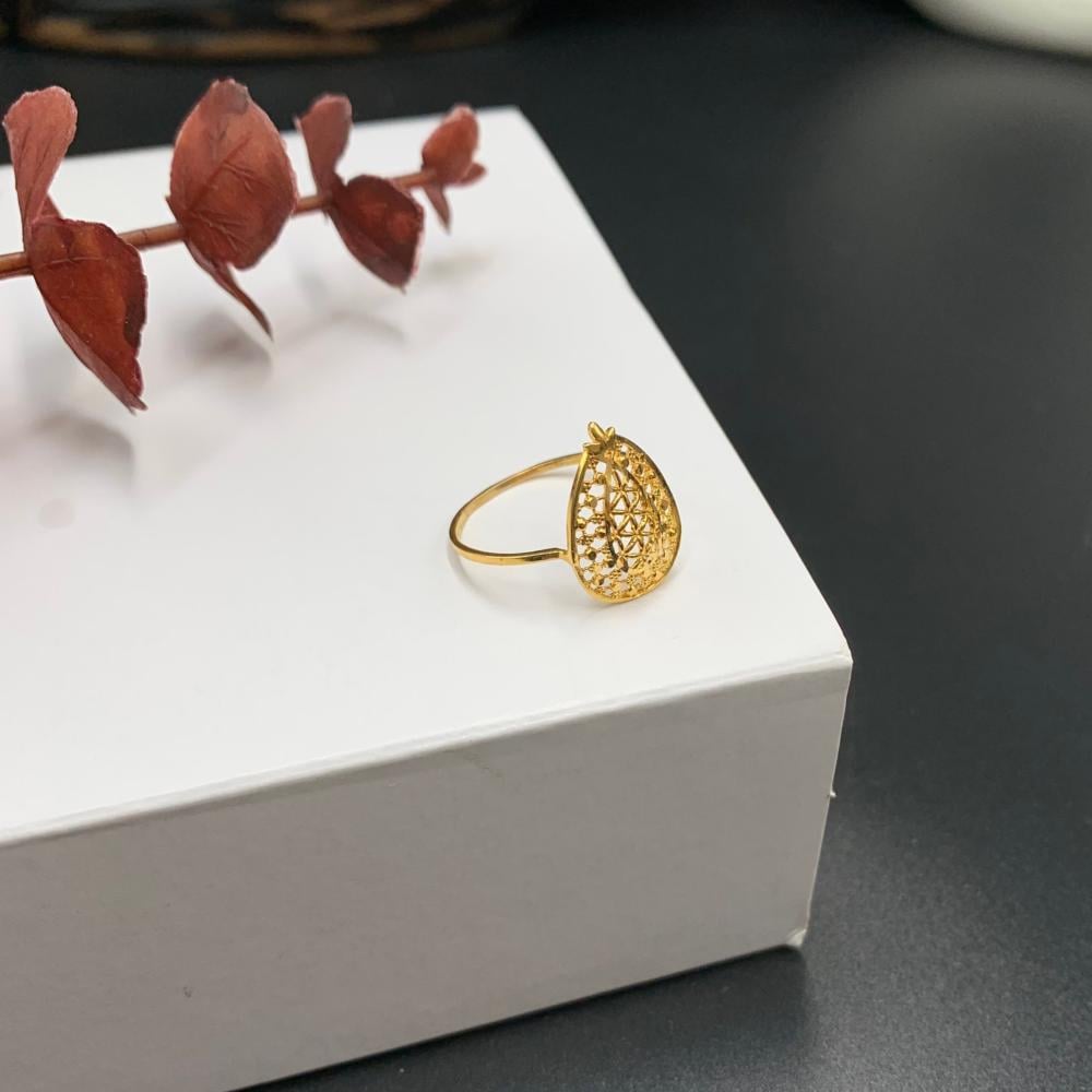 خاتم محلي عيار 21 ذهب صافي