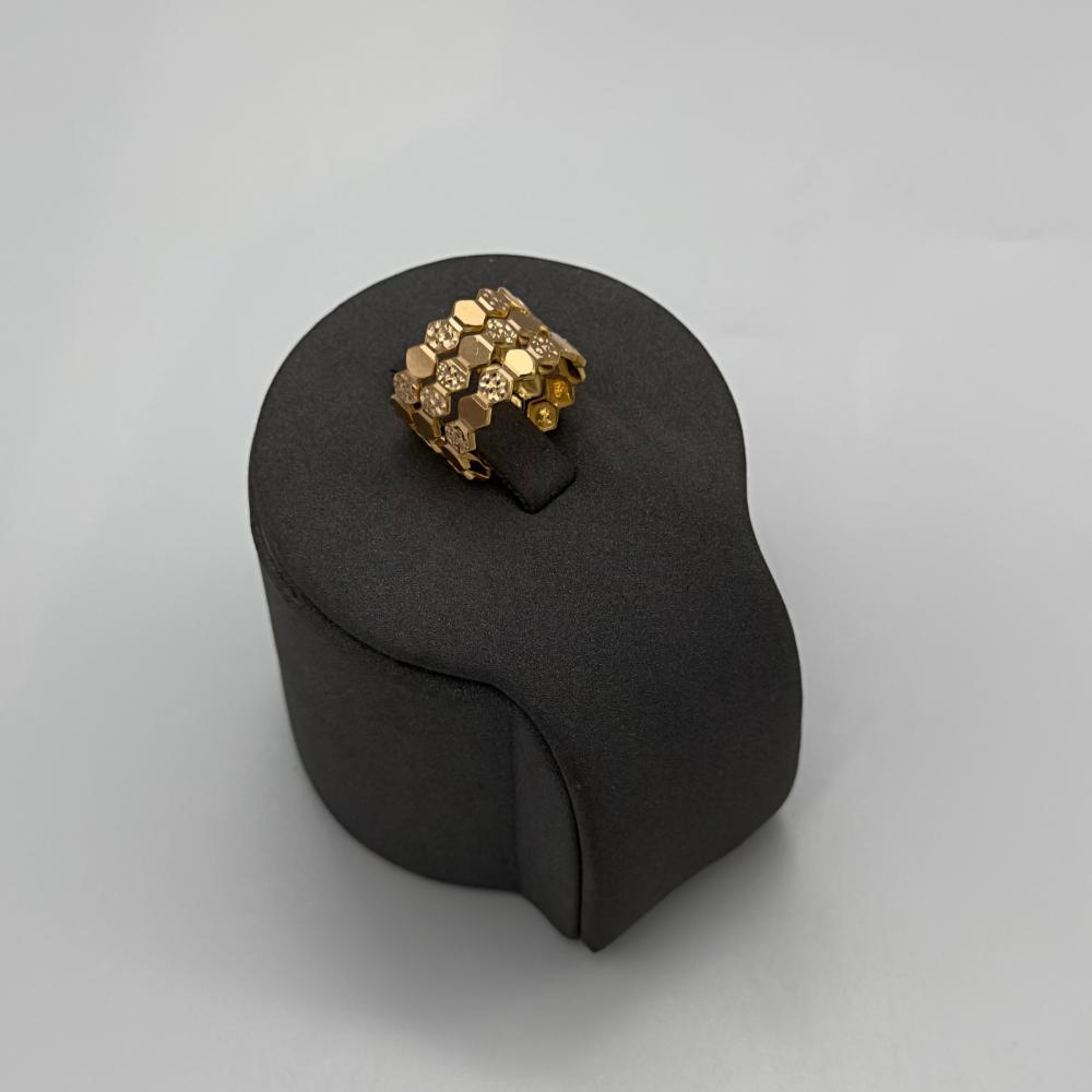 خاتم مرامي بحريني ذهب فاخر مقاس 5