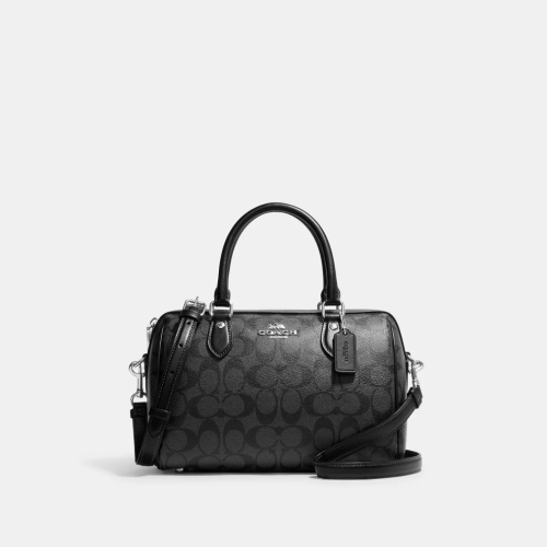 COACH Rowan Satchel Black