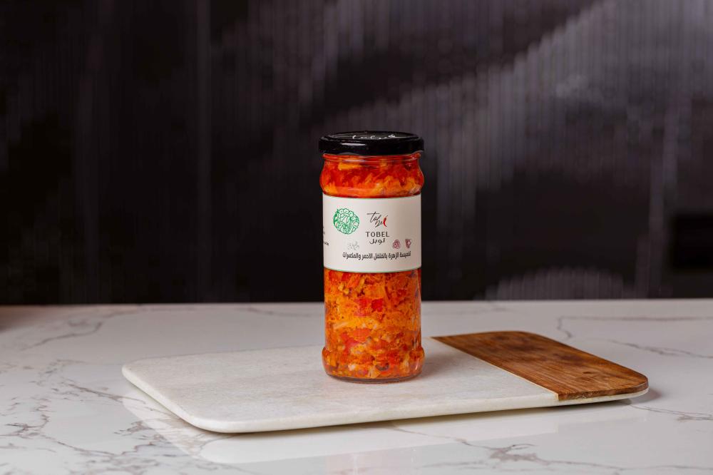 تغميسة الزهرة بالمكسرات