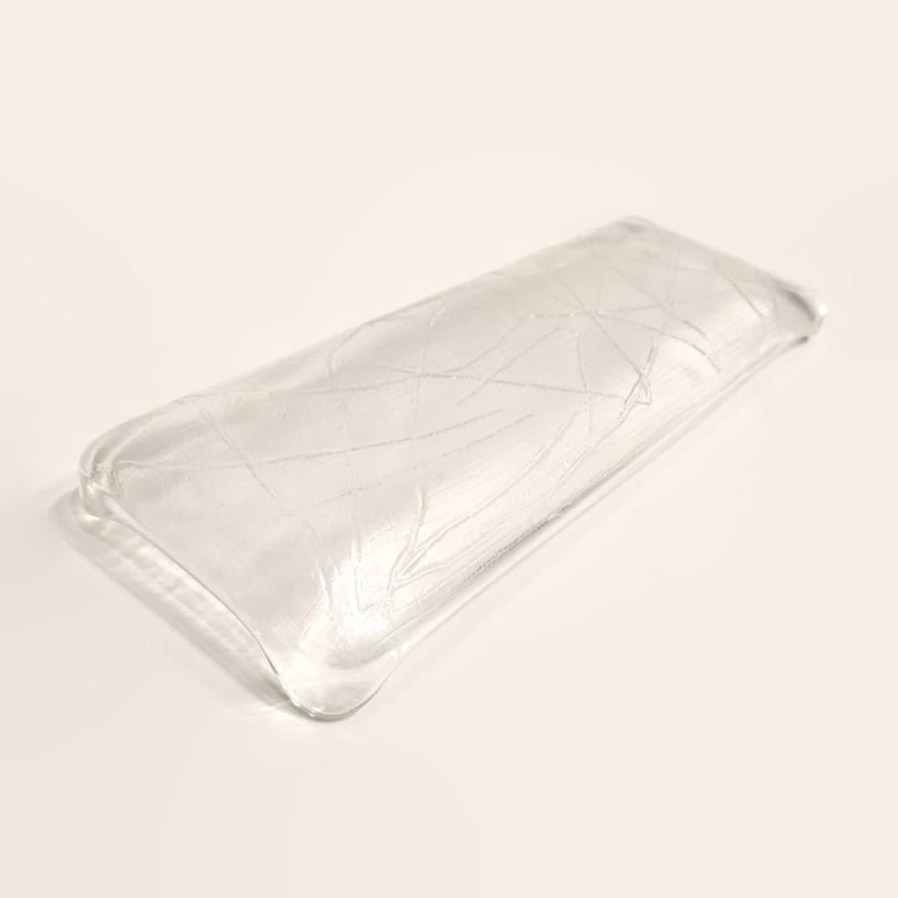 صينية تبسي زجاج شفاف