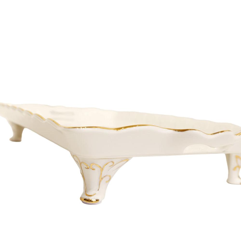 صينية سيراميك بأرجل