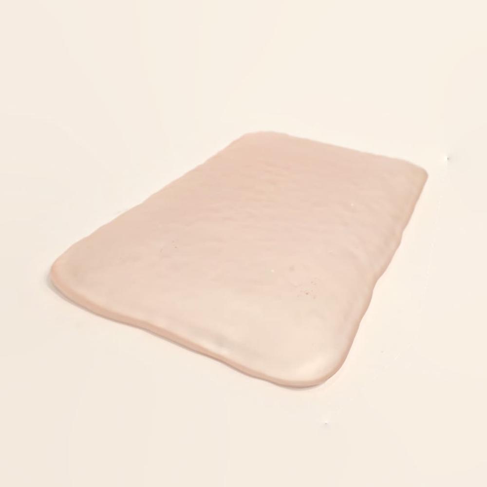 صينية تبسي تقديم من الزجاج شفافة