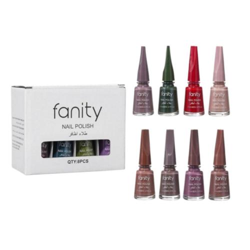 مجموعة طلاء الأظافر Fanity – ألوان دافئة لجاذبية ل...