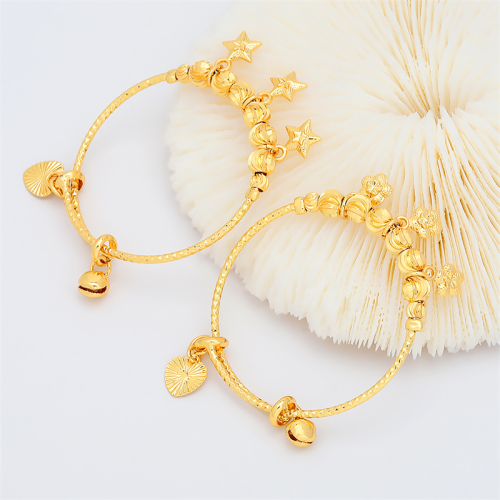 أسورة ذهبية 24ق قابلة للتعديل للأطفال