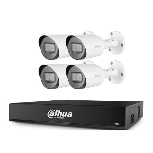 داهوا 4 كاميرات HD بدقة 8 ميجا - Dahua 4 Cameras 8...