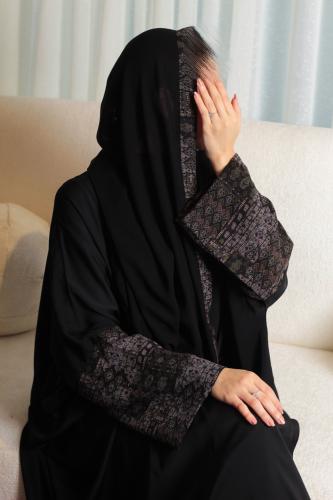 عباية أكمام كشميري مقاس 52