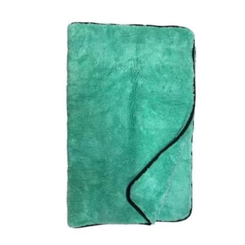 قماش تنشيف مايكروفايبر اخضر 60*80 - 1500 جي اس ام