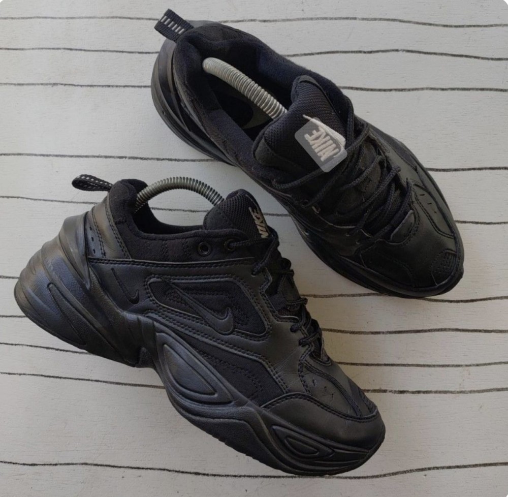 Nike m2k tekno all black hotsell