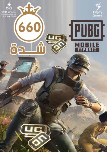 شحن شدات ببجي بالايدي 660