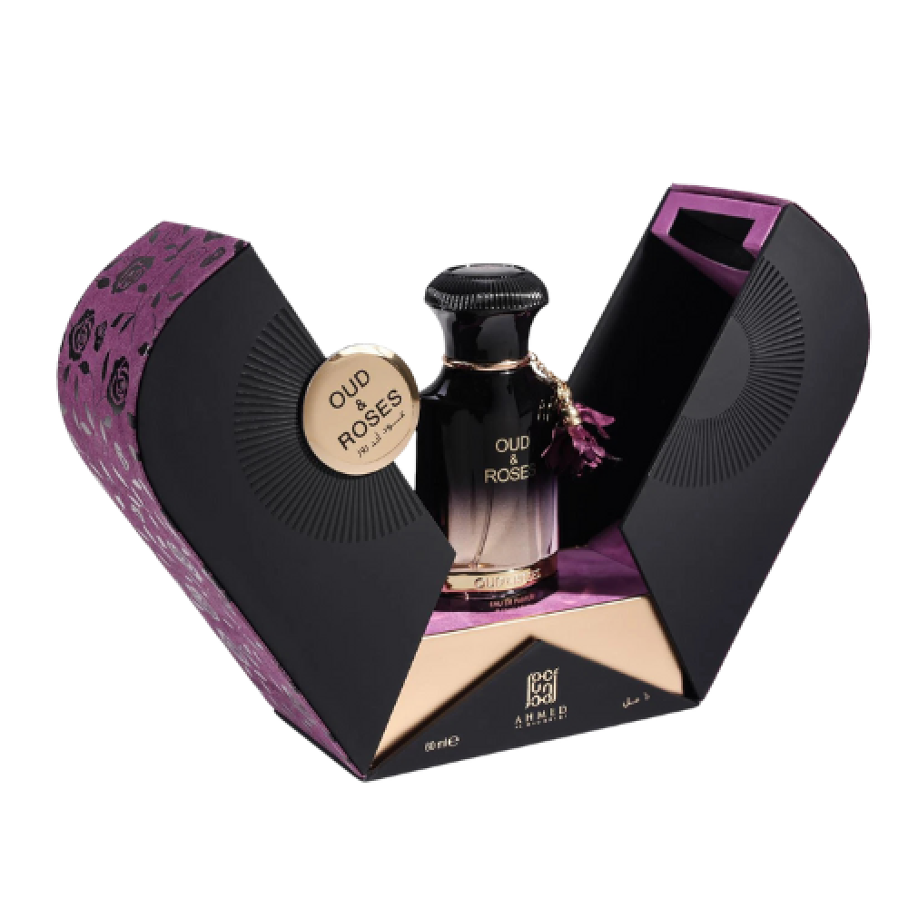 Ahmed Oud and roses eau de parfum, 60ml  For men and women  Turkish Rose Oud  Lavender Sandalwood Amber | Musk
