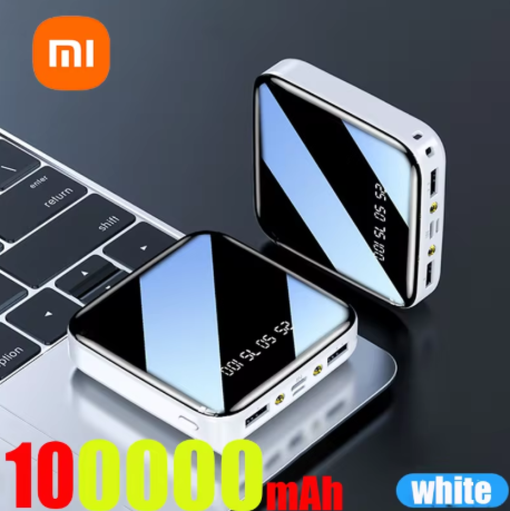 White 100000mAh